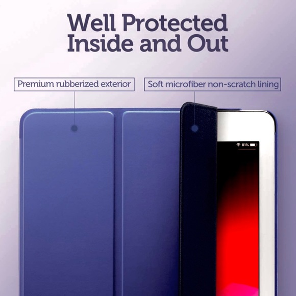 IPad Case NWT in Navy Blue iPad Slim 9.7 Inch 5th/ 6th Gen 2017/ 2018 - Picture 7 of 12